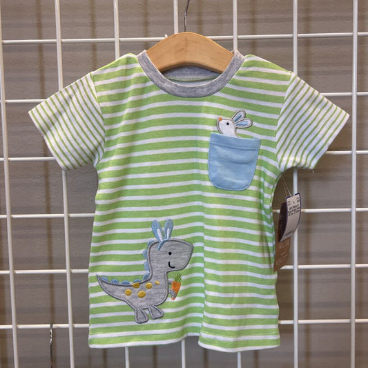 NWT Willow & Wyatt Easter Stripe SS Tee - 2T