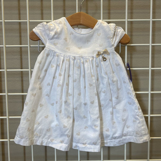 Mayoral Heart SS Dress w/ Bloomers - 12m