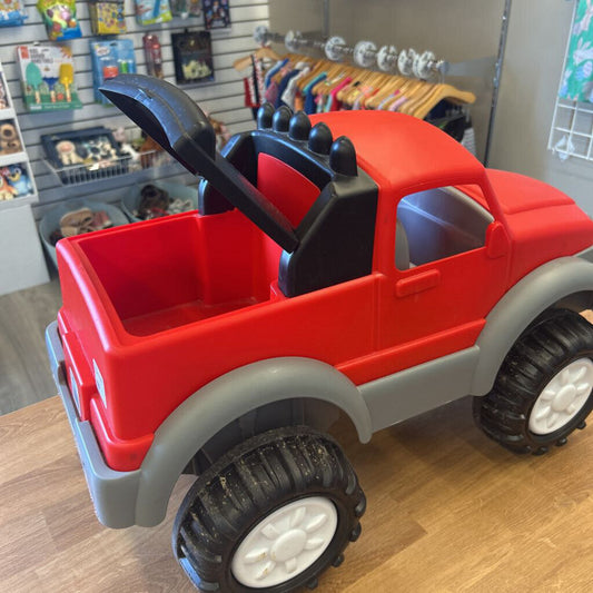 Giant Red Monster Truck