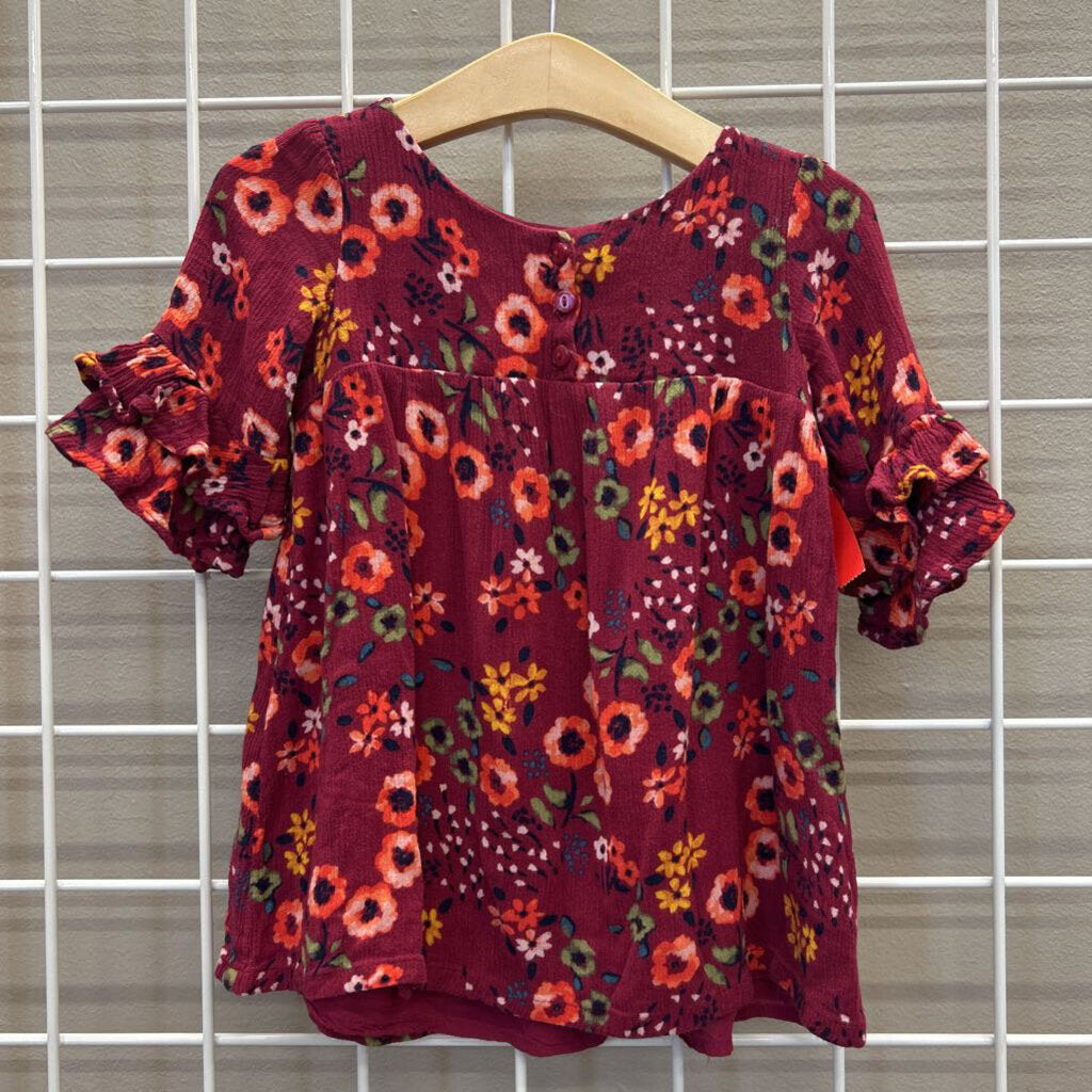 Gymboree Floral Quarter Sleeve Dress - 12/18m