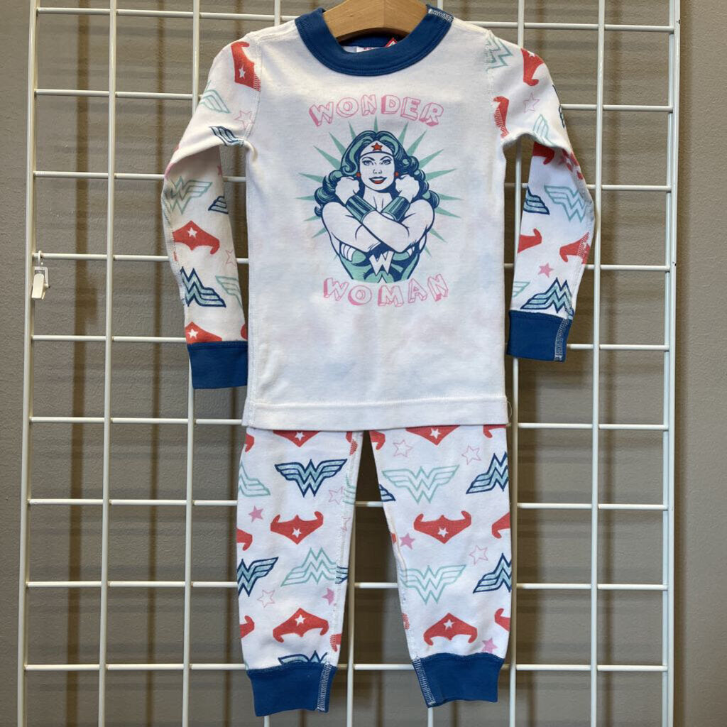 Hanna Andersson Wonder Woman Pjs (some mark on front) - 3T