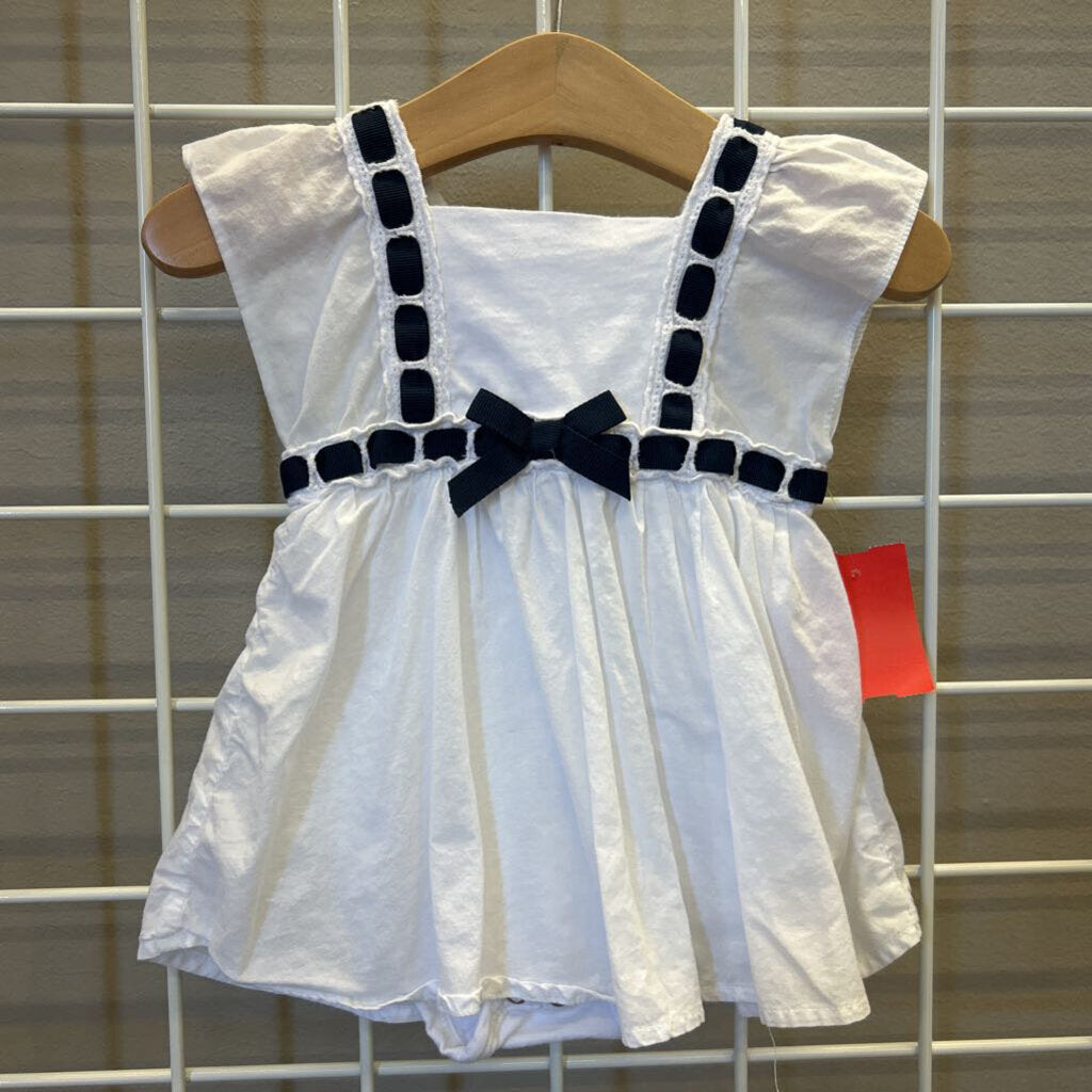 Juicy Couture Ribbon Bow SS Dress 6/9m