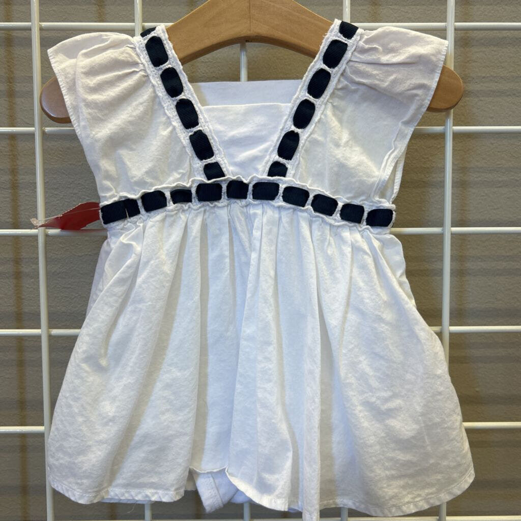 Juicy Couture Ribbon Bow SS Dress 6/9m