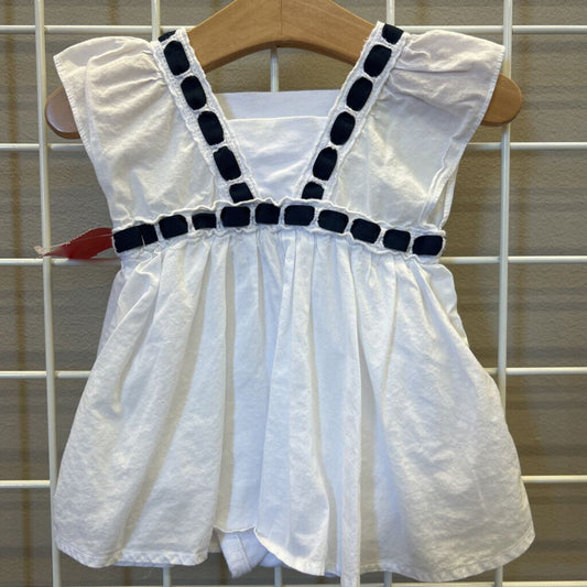 Juicy Couture Ribbon Bow SS Dress 6/9m