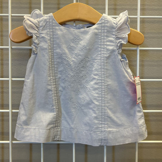 Baby Gap Ruffle SS Top 6-12m