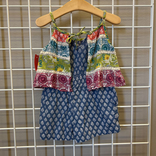 Mimi & Maggie Tank Romper - 2T