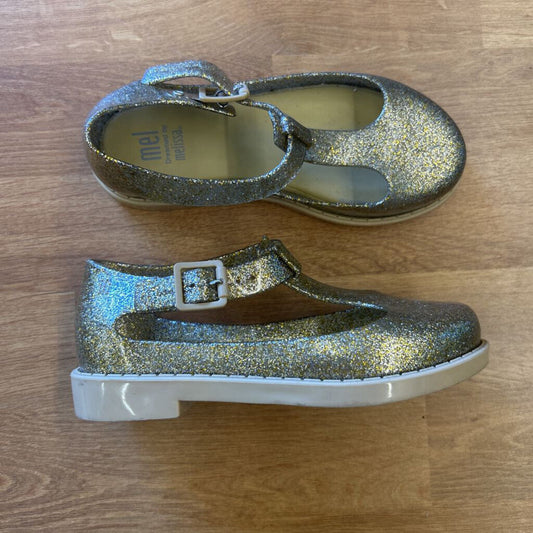 Mini Melissa Gold Shoes - 11