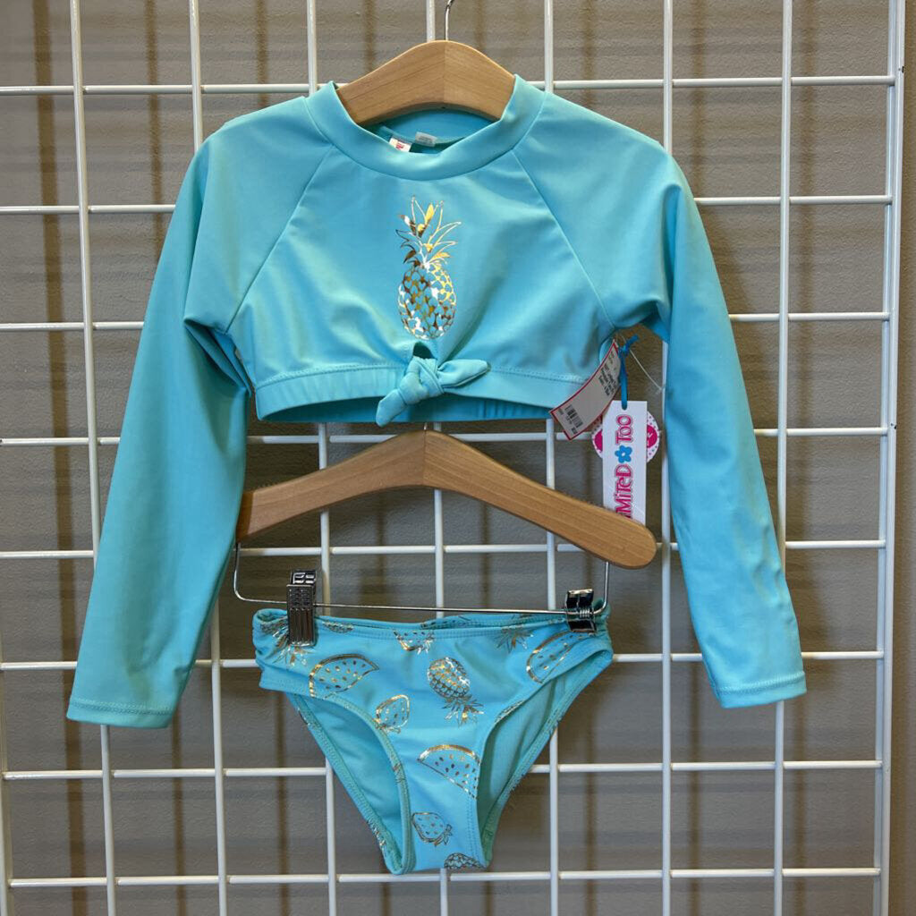 NWT Limited Too Pineapple Two Pc Swim - 4