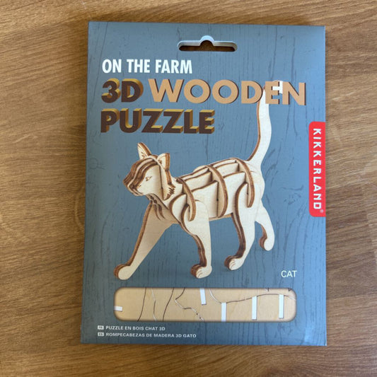 On The Farm 3D Wooden Puzzle