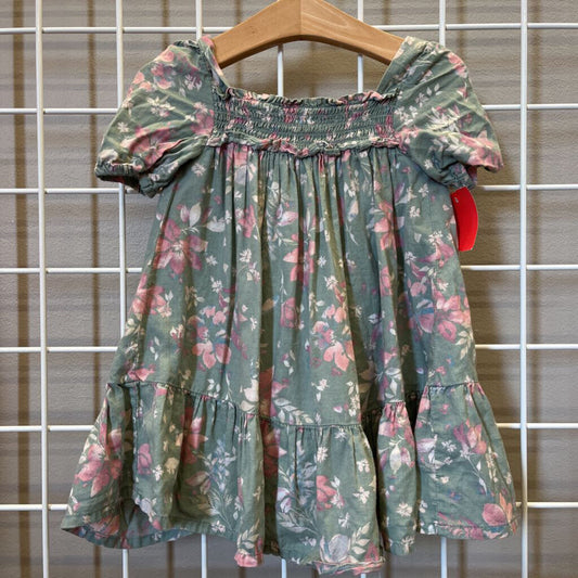Osh Kosh Floral SS Dress - 24m