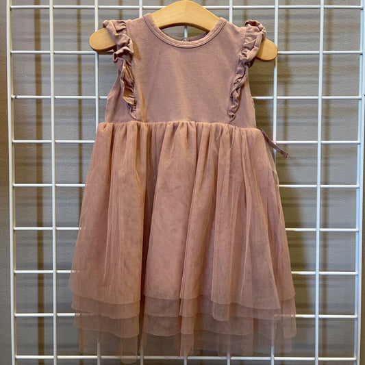 O2 Baby Tulle SS Dress - 3T
