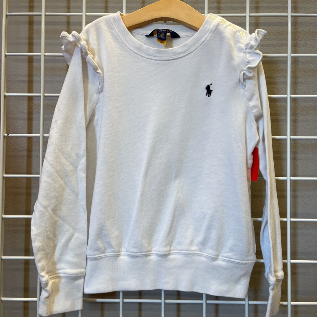 Polo Ruffle Crewneck - 8/10