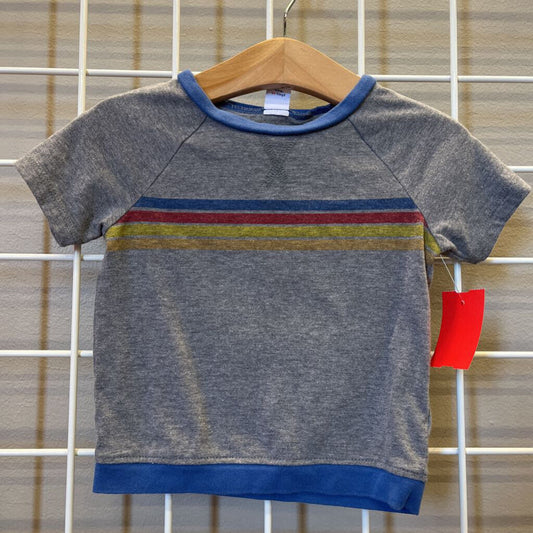 Old Navy Stripe SS Tee - 12/18m