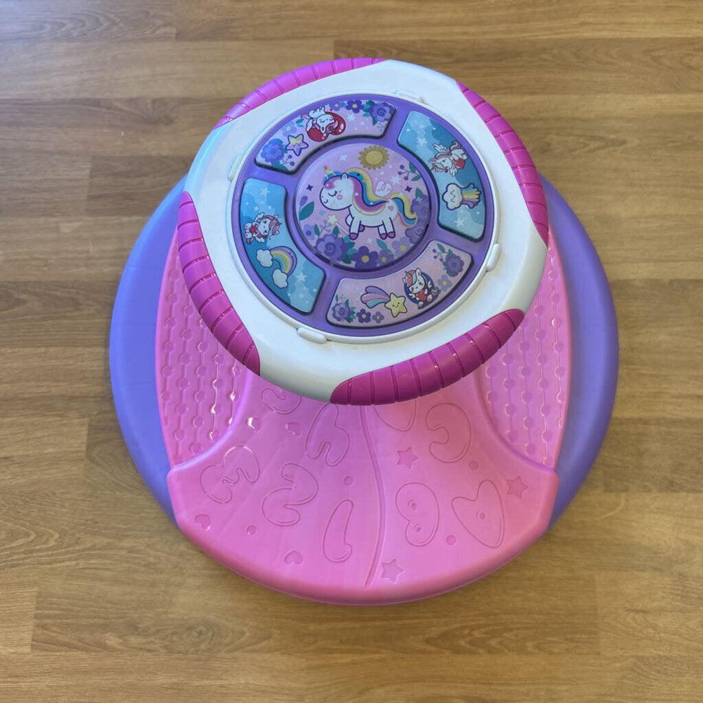 Unicorn Sit n' Spin Toy w/Music