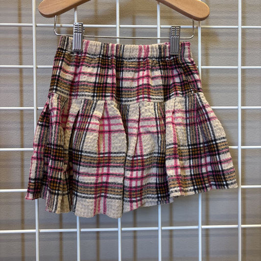 Zara Textured Plaid Skirt - 3/4