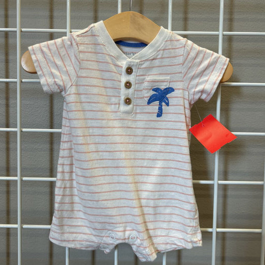 Carter's Stripe Short Romper - NB