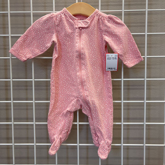 Carter's Dot Zip Sleeper - 3m