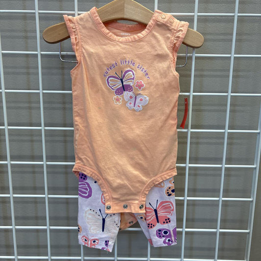 Carter's Butterfly Two Pc Set - 12m