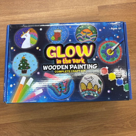 NEW Glow in the Dark Wooden Painting Kit