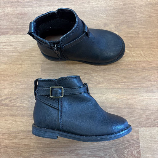 Baby Gap Black Booties - 6