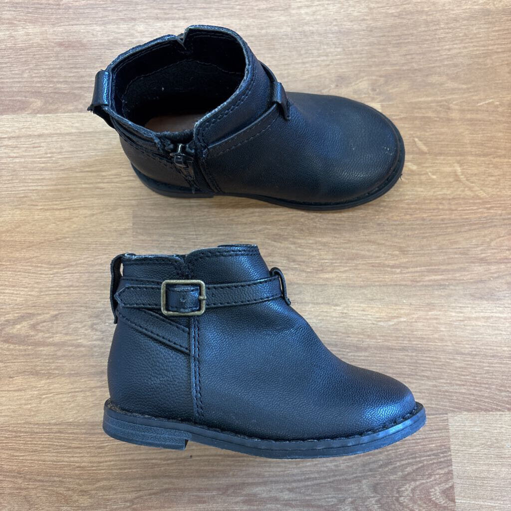 Baby Gap Black Booties - 6