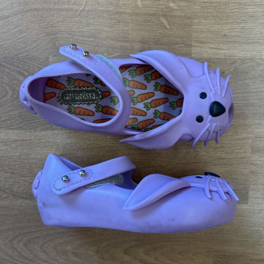 Mini Melissa Purple Bunny Flats - 7