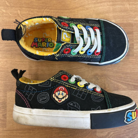 Super Mario Black Sneakers (loops cut) - 9