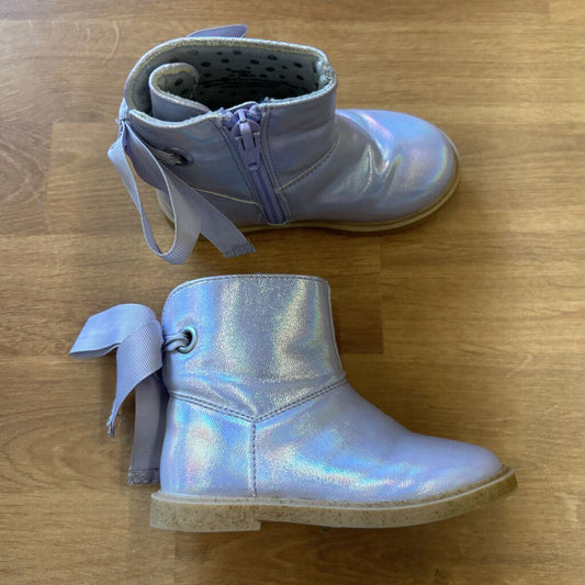 Tucker + Tate Purple Shimmer Boots - 5