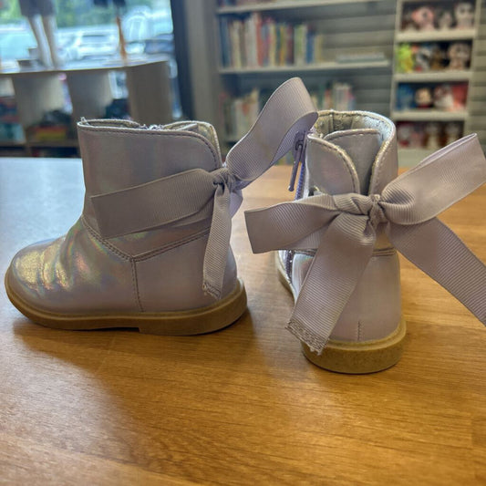 Tucker + Tate Purple Shimmer Boots - 5