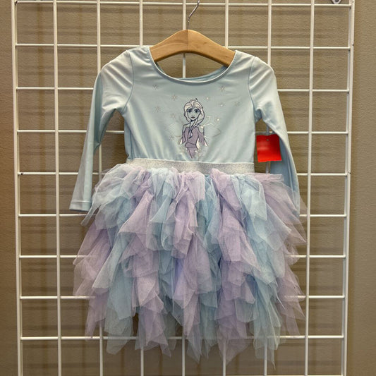 Frozen LS Tulle Dress - 2T