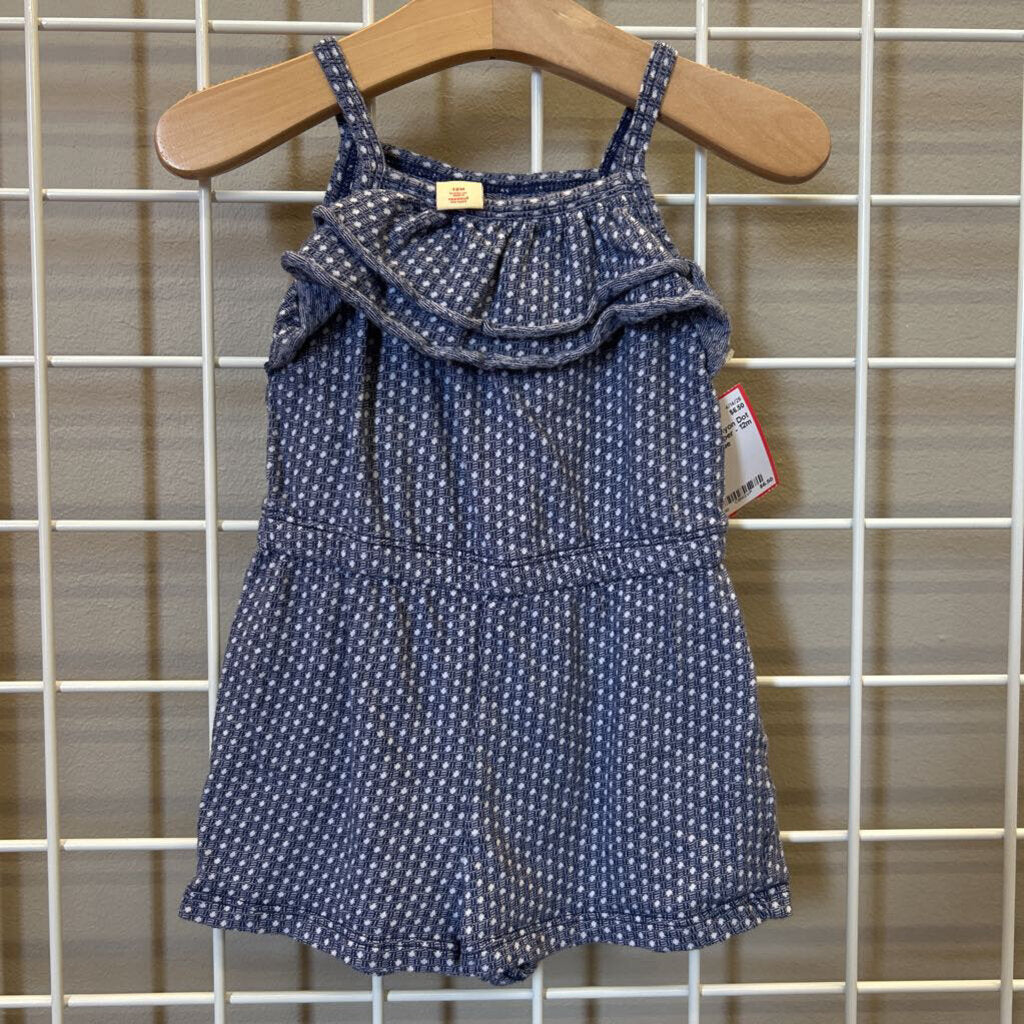 Harper Canyon Dot Tank Romper - 12m