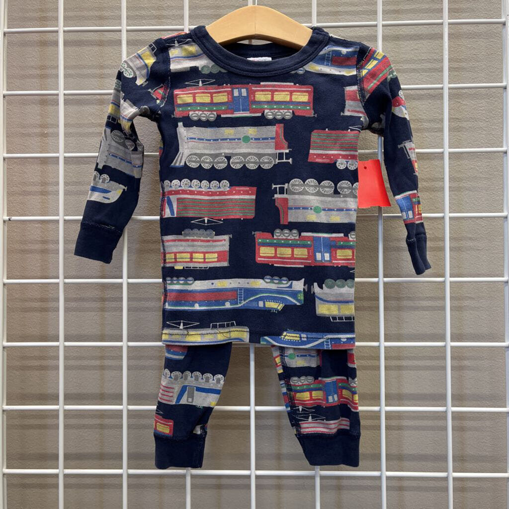 Hanna Andersson Train Pjs - 2T