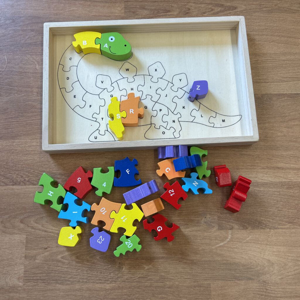 Wood Dino Puzzle