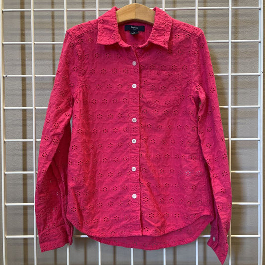 Gap Kids Eyelet LS Button Up - 8
