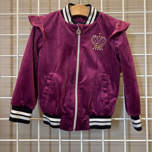 Limited Too Velvet Bomber Jacket - 4T