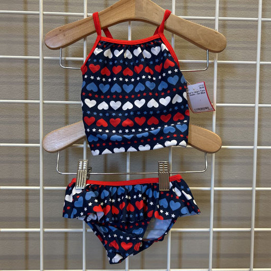Carter's Heart Two Pc Swim - 3m