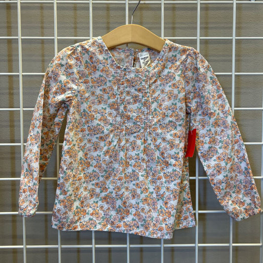 Osh Kosh Floral LS Top - 4T