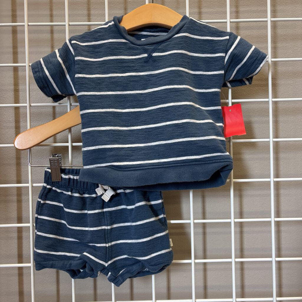 Little Planet Stripe Two Pc Set - 18m