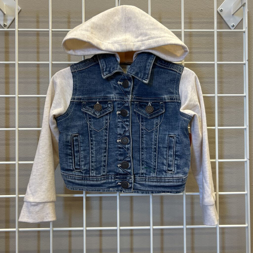 Tucker + Tate Hoodie Denim Jacket - 2T