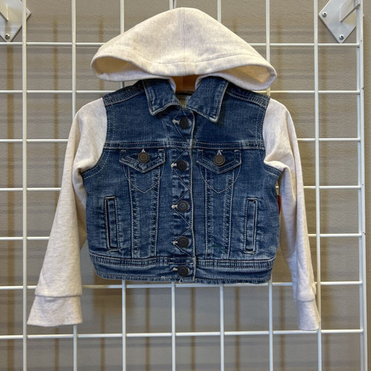 Tucker + Tate Hoodie Denim Jacket - 2T