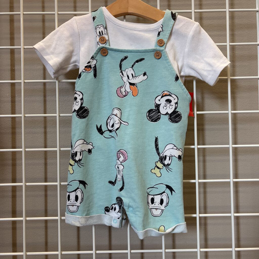 Disney Baby Short Overall Set - 18m