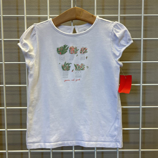Janie & Jack Floral SS Tee - 6