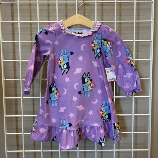 Bluey LS Sleep Gown - 2T