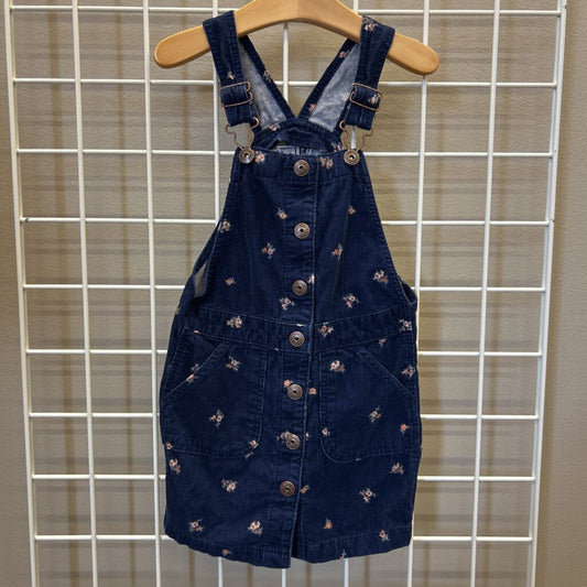 Osh Kosh Floral Corduroy Jumper - 6
