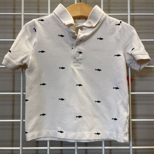 Old Navy Shark Polo - 18/24mo
