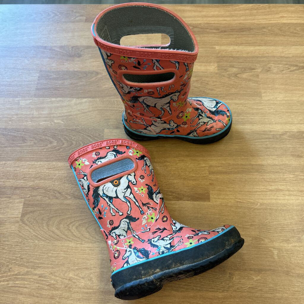 Bogs Unicorn Rain Boots (some wear) - 8