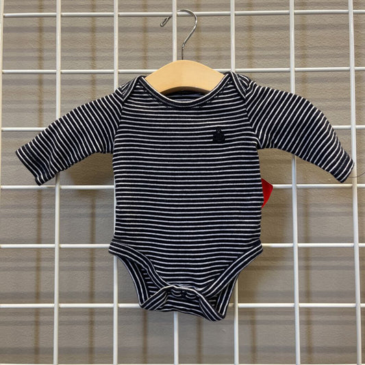 Baby Gap Stripe LS Onesie - NB