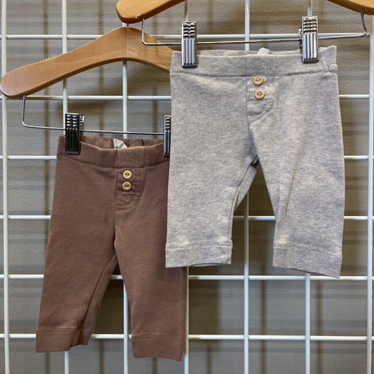 H&M Set of 2 Soft Pants - NB