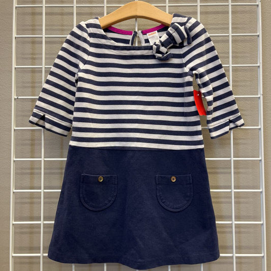 Gymboree Stripe Quarter Sleeve Dress - 7