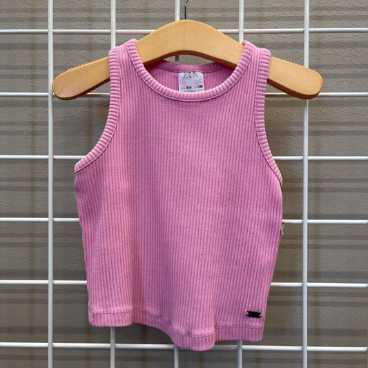 Zara Ribbed Crop Tank - 8/9